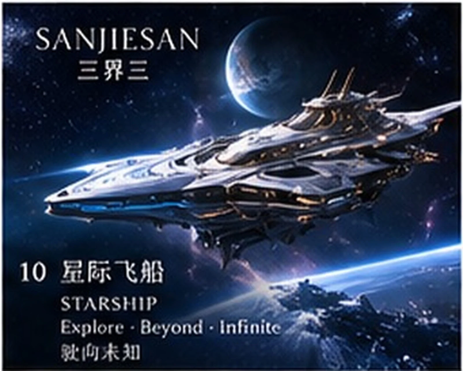 星际舰船 · 概念设计 · 三界三概念艺术